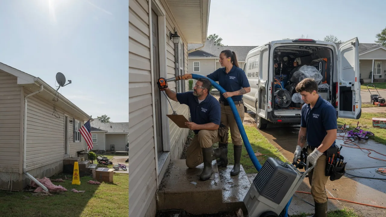 Ceiling Water Damage Restoration in Lewiston, UT near me
